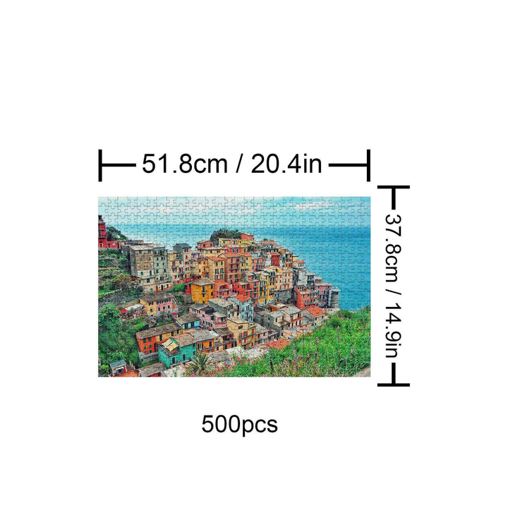 Seaside Village 500 / 1000 Piece Puzzle