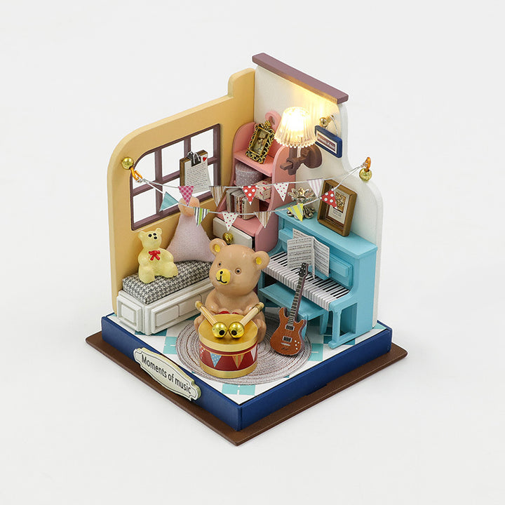 Mini House - DIY Dollhouse Kit,3D Wooden Puzzle