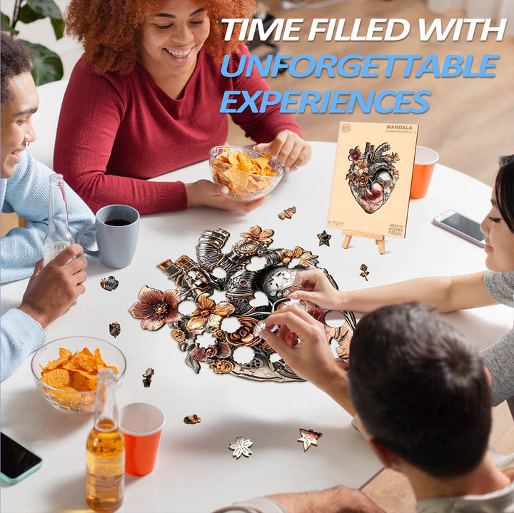 Random Different Styles of Wooden Puzzles