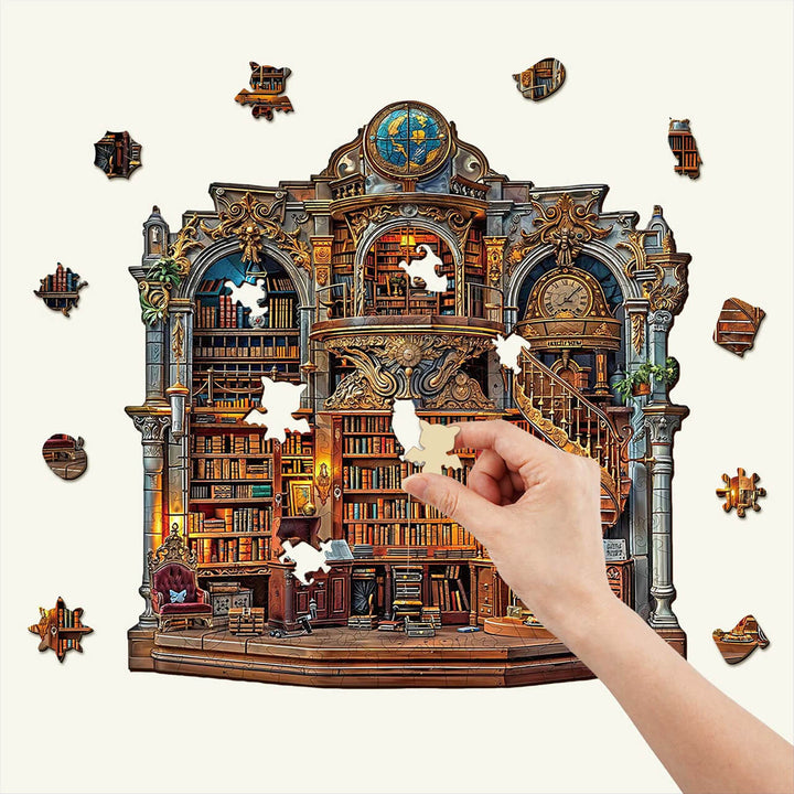Random Different Styles of Wooden Puzzles
