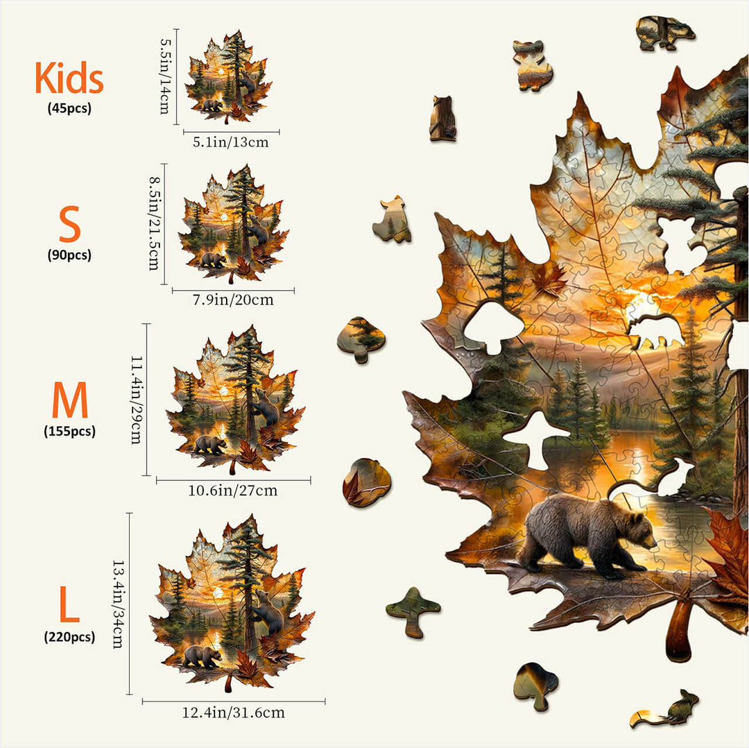 Random Different Styles of Wooden Puzzles