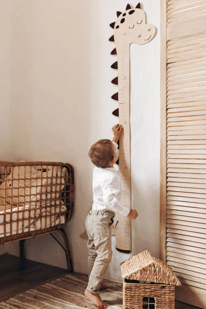 Personalized Wooden Dinosaur Growth Chart