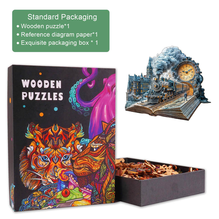 Chrono Train Wooden Jigsaw Puzzle