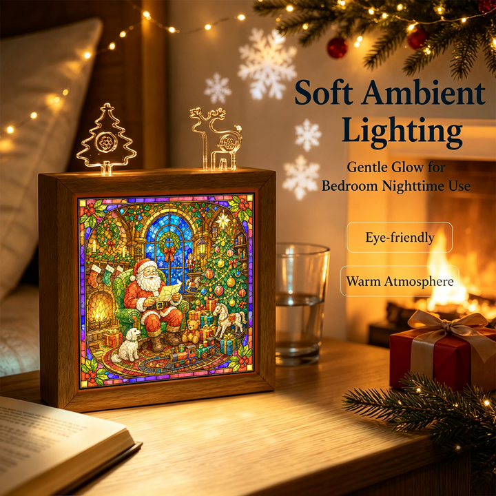 Acrylic Puzzle Night Light -Christmas Night Reading
