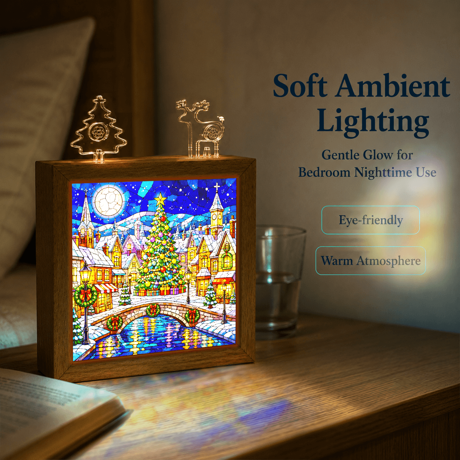 Acrylic Puzzle Night Light - Christmas Tree
