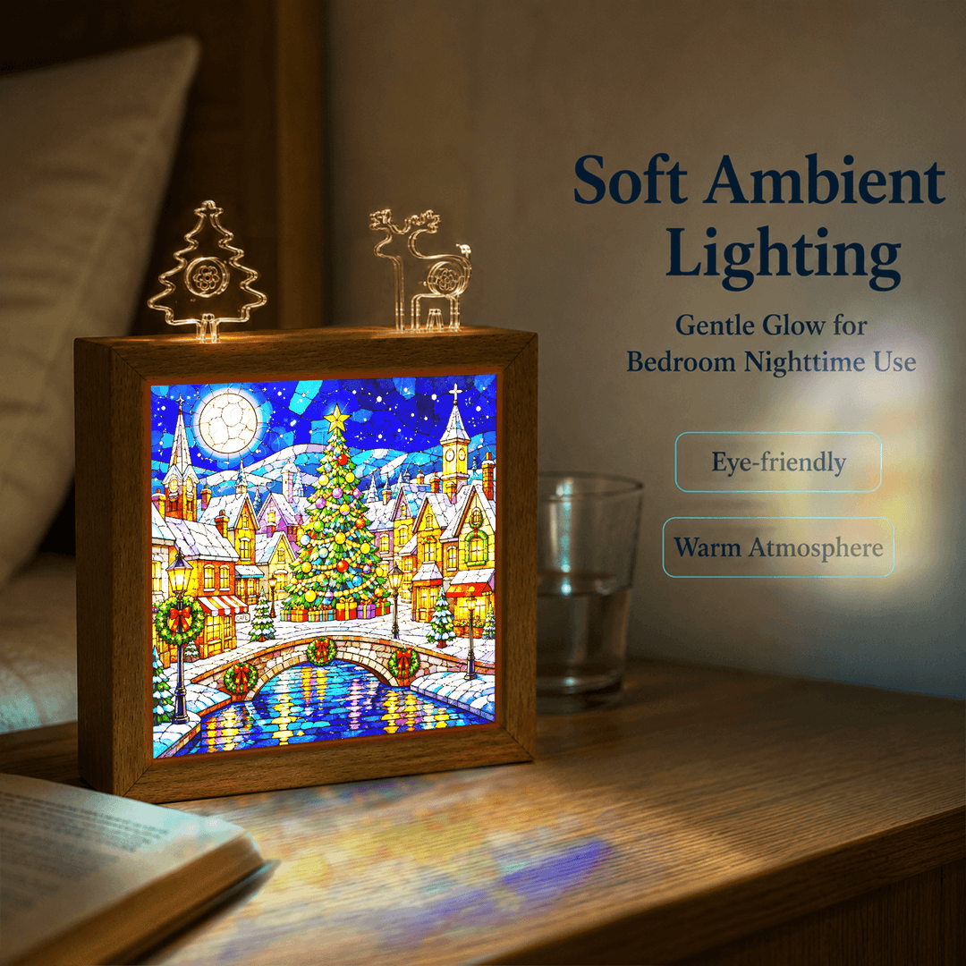 Acrylic Puzzle Night Light - Christmas Tree