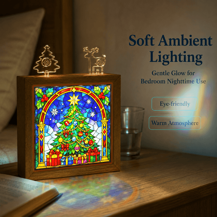 Acrylic Puzzle Night Light - Beautiful Christmas Tree