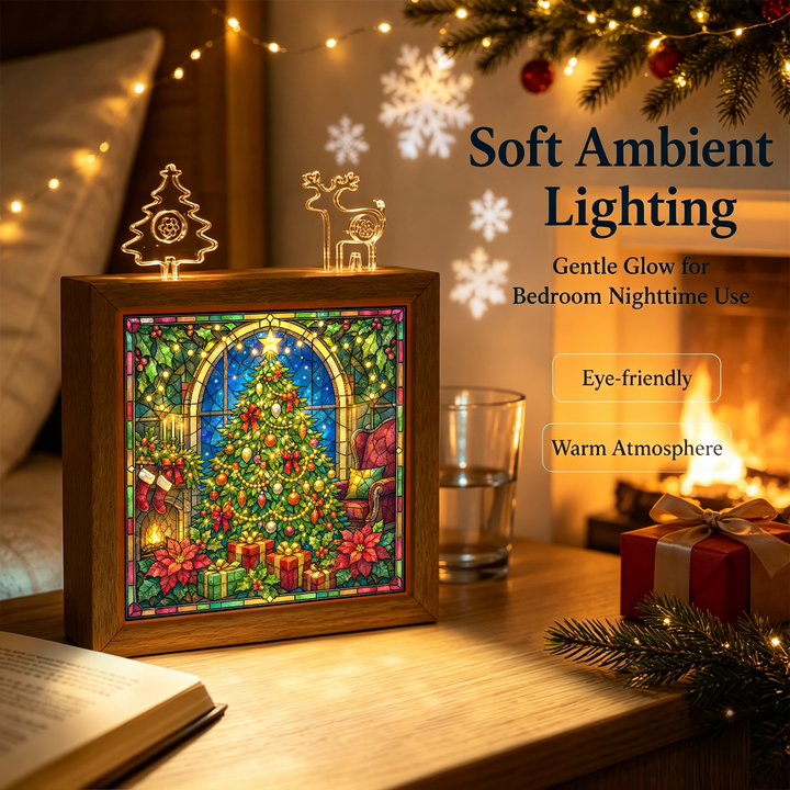 Acrylic Puzzle Night Light - Luminous Christmas Tree