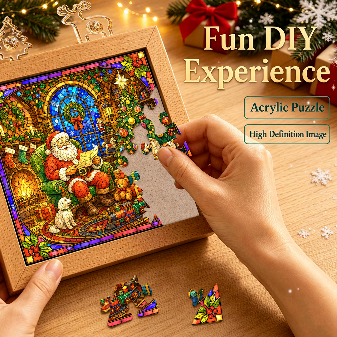 Acrylic Puzzle Night Light -Christmas Night Reading