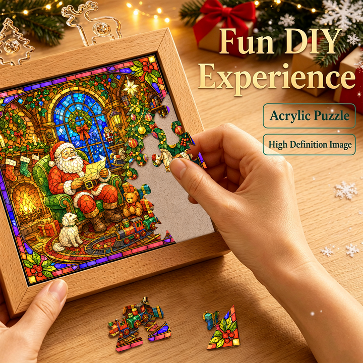 Acrylic Puzzle Night Light -Christmas Night Reading