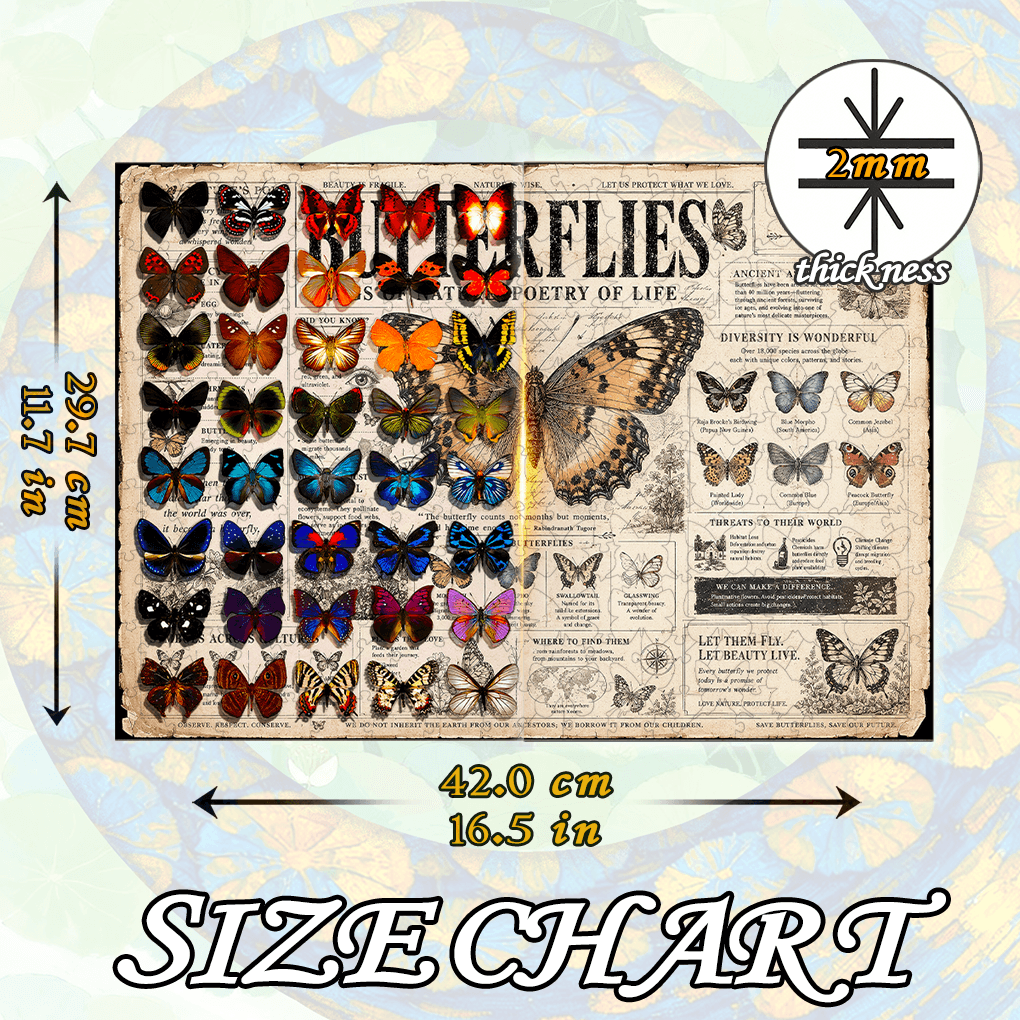 Butterfly Journa - Morphing Lenticular Puzzle
