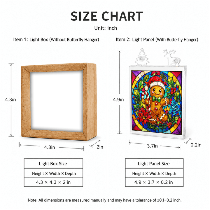 Acrylic Puzzle Night Light - Candy Baby