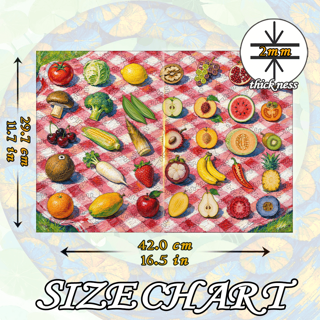 Fresh Harvest Camping - Morphing Lenticular Puzzle
