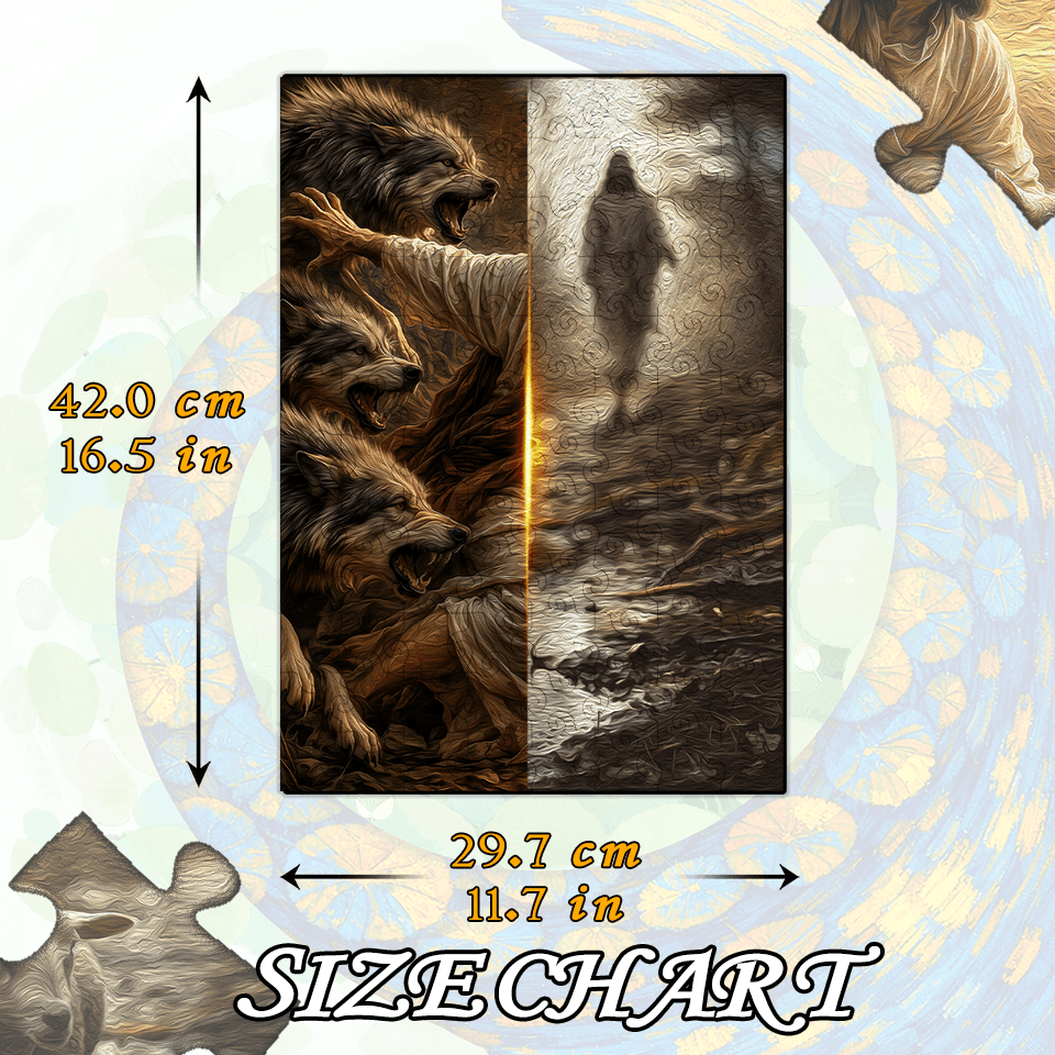 Jesus' sheep - Morphing Lenticular Puzzle