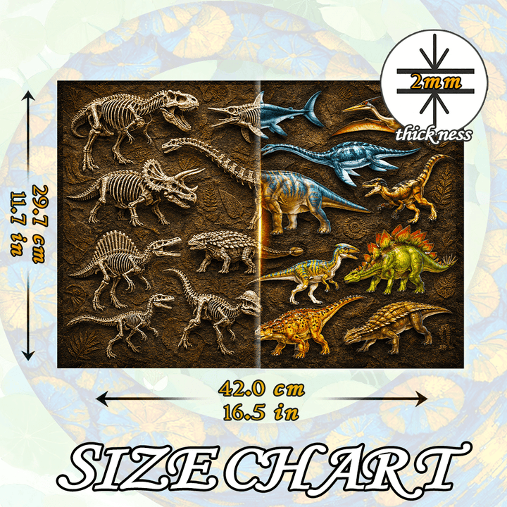 Prehistoric Fossils - Morphing Lenticular Puzzle