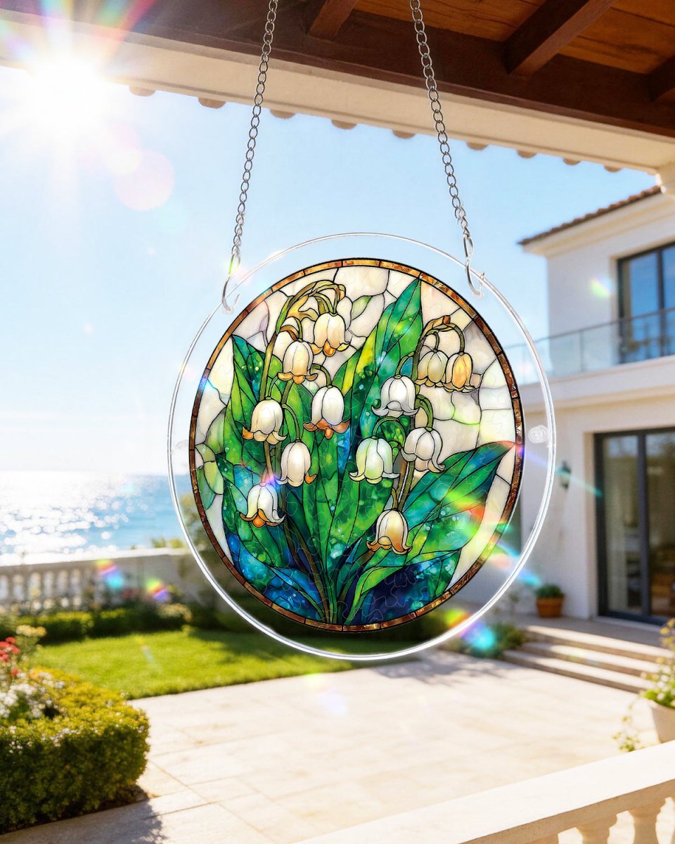 Acrylic Jigsaw Puzzle Suncatcher - Secret Lily Valley