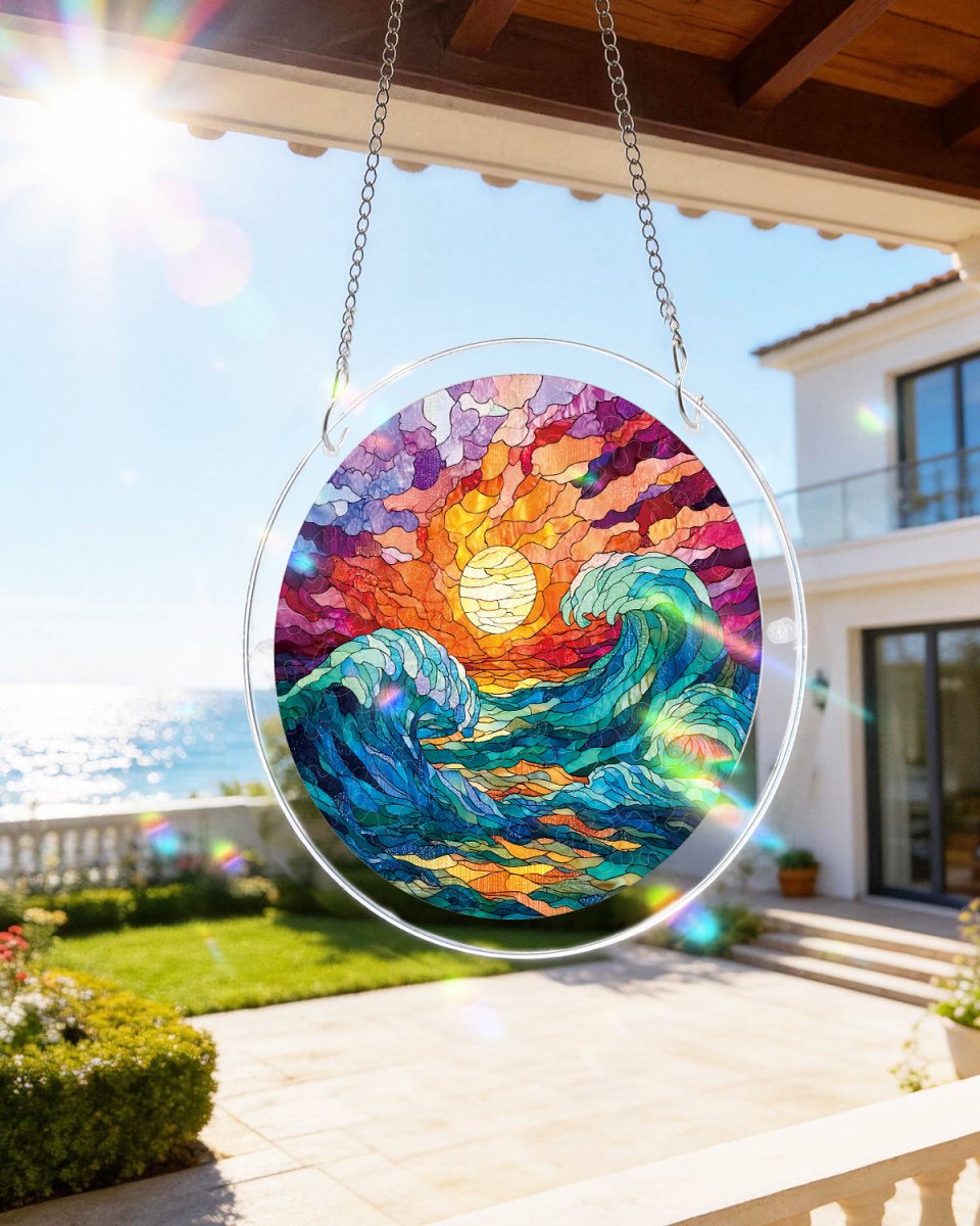 Puzzle Acrylique Attrape-Soleil - Marée Dorée