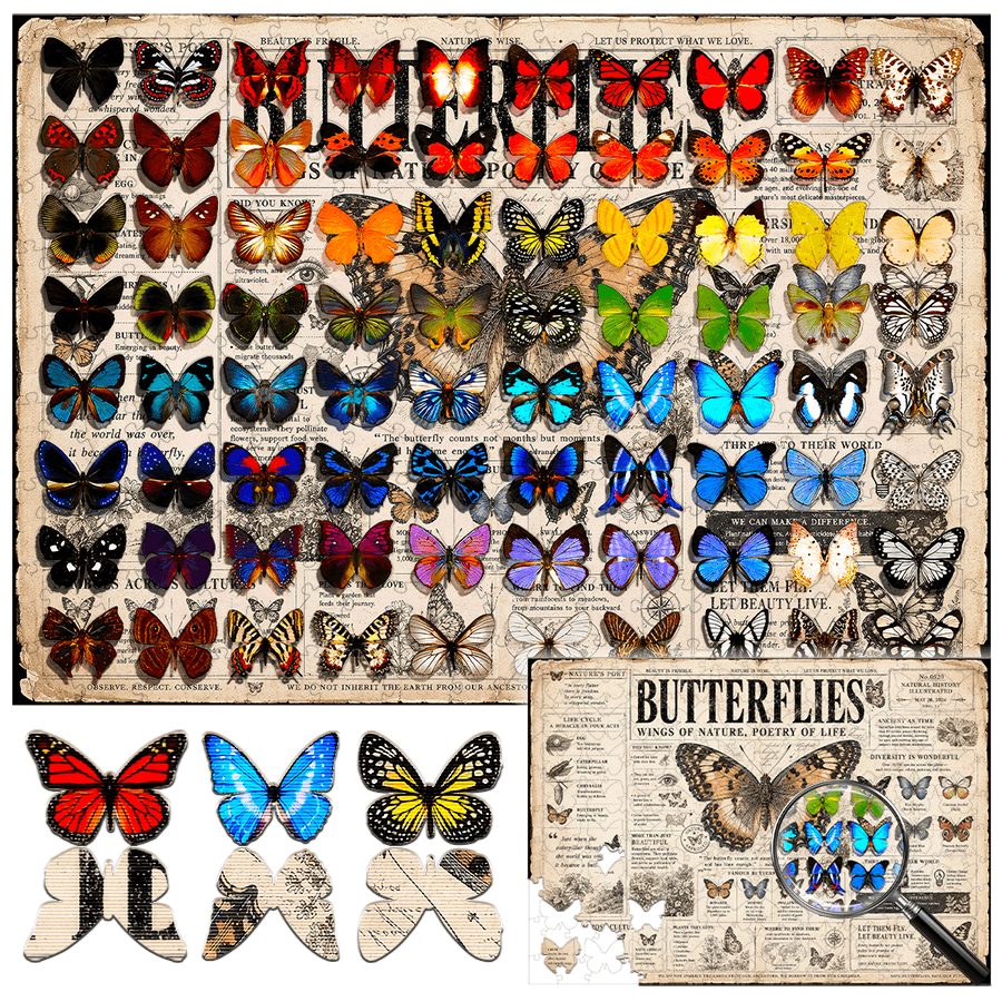 Butterfly Journa - Morphing Lenticular Puzzle