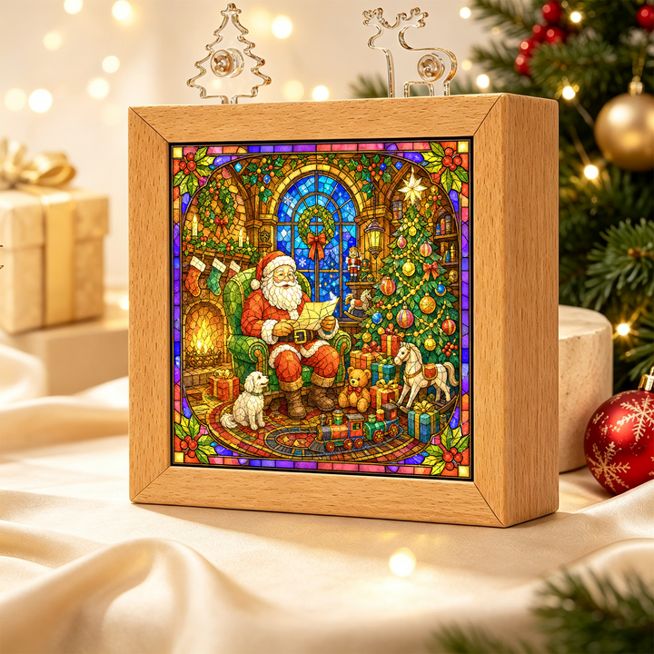 Acrylic Puzzle Night Light -Christmas Night Reading