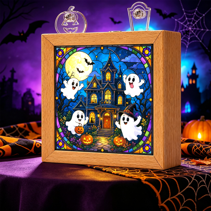 Acrylic Puzzle Night Light - Haunted House