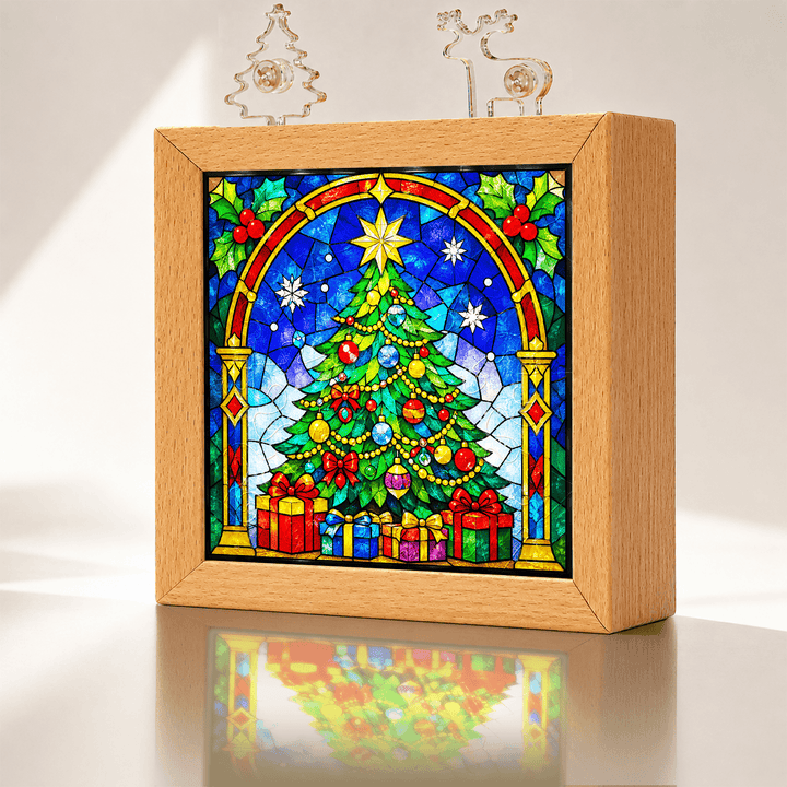 Acrylic Puzzle Night Light - Beautiful Christmas Tree