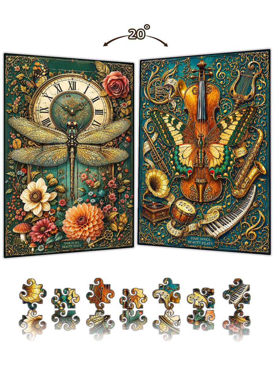 Poésie des insectes - Puzzle lenticulaire morphing