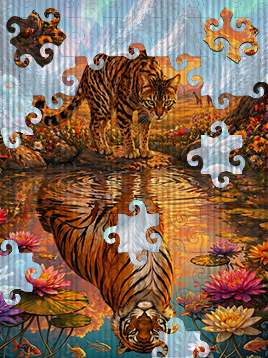 Seetraum - Morphendes Lentikularpuzzle