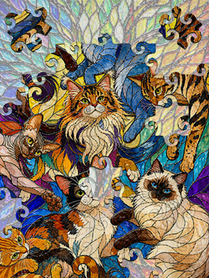 Tree Of Life is Cats - Morphing Lenticular Puzzle