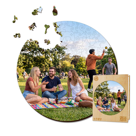 Personalisierte Foto Holzpuzzle - Freundschaftsthema