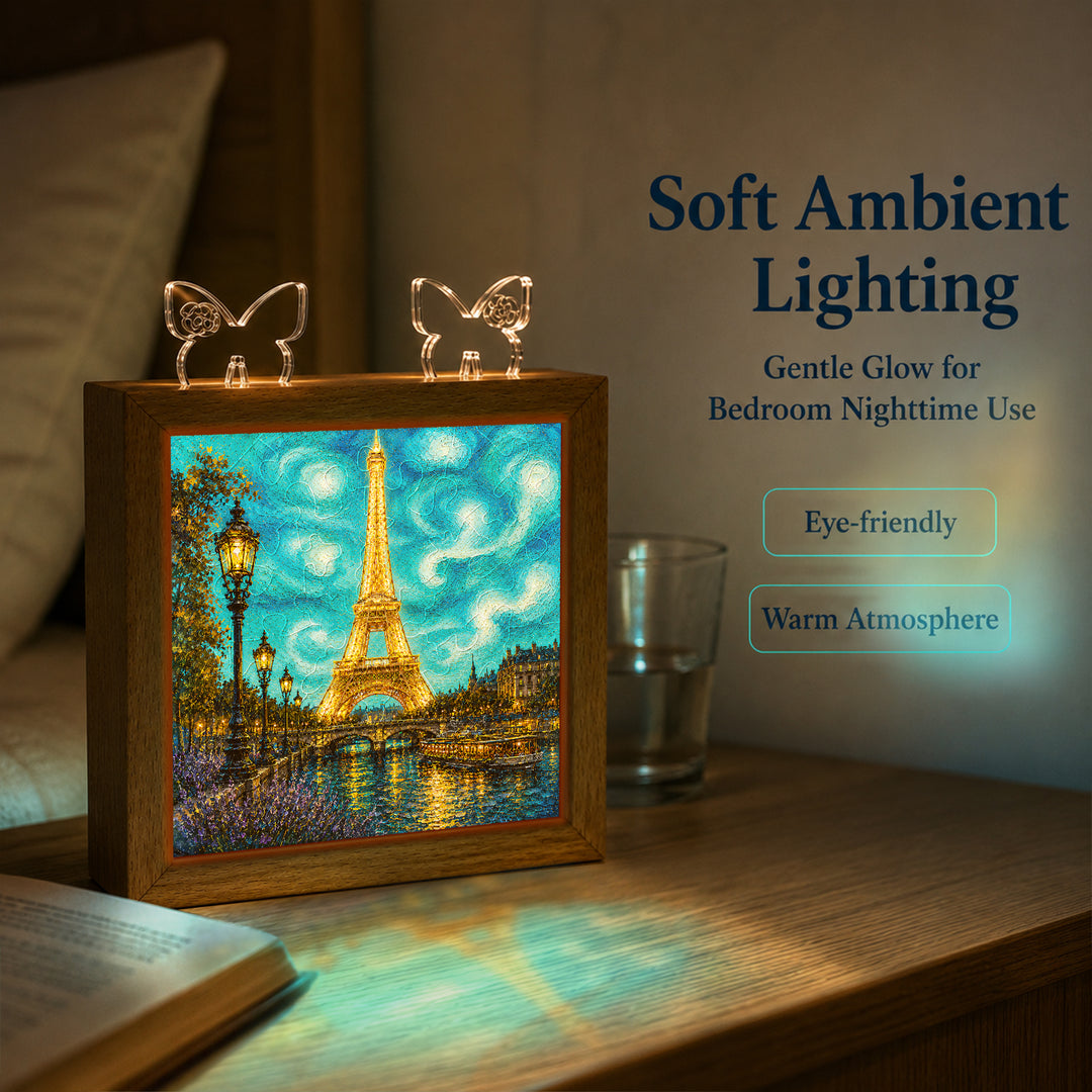 Acrylic Puzzle Night Light - Paris Starry Night