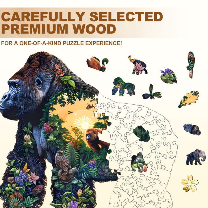 Floral Giant Wooden Jigsaw Puzzle
