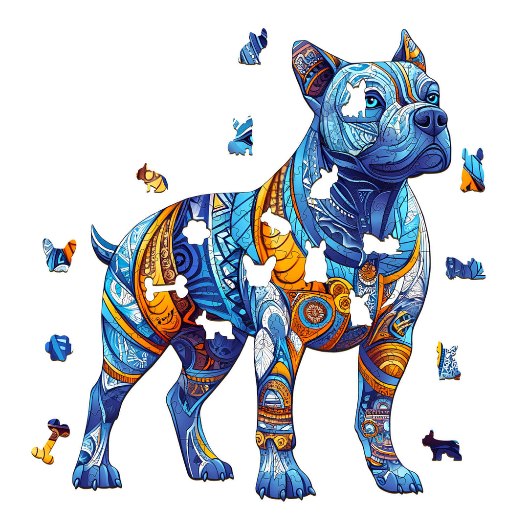 Puzzle en bois Bouledogue français