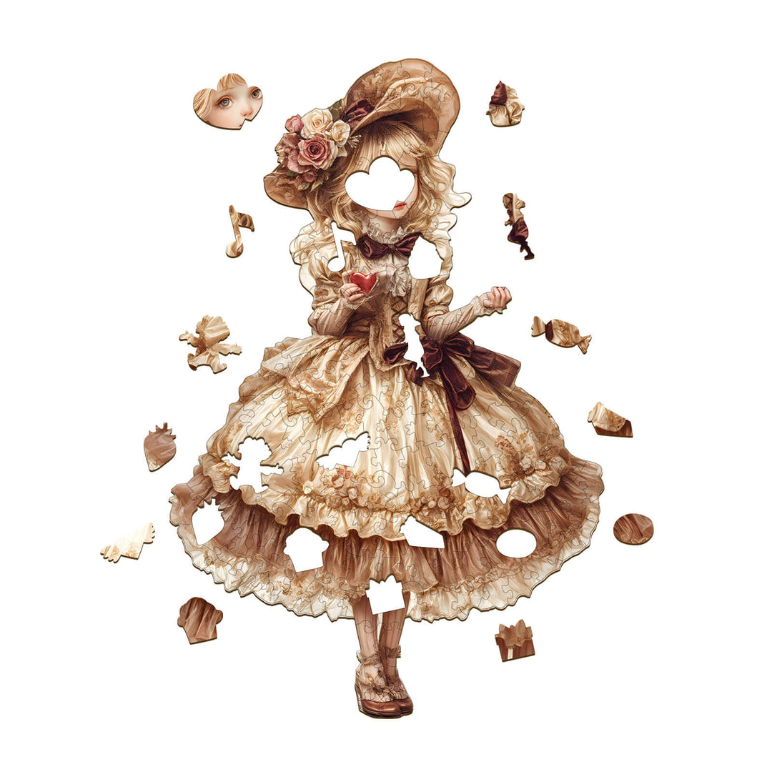 Victorian Doll-2 Wooden Jigsaw Puzzle