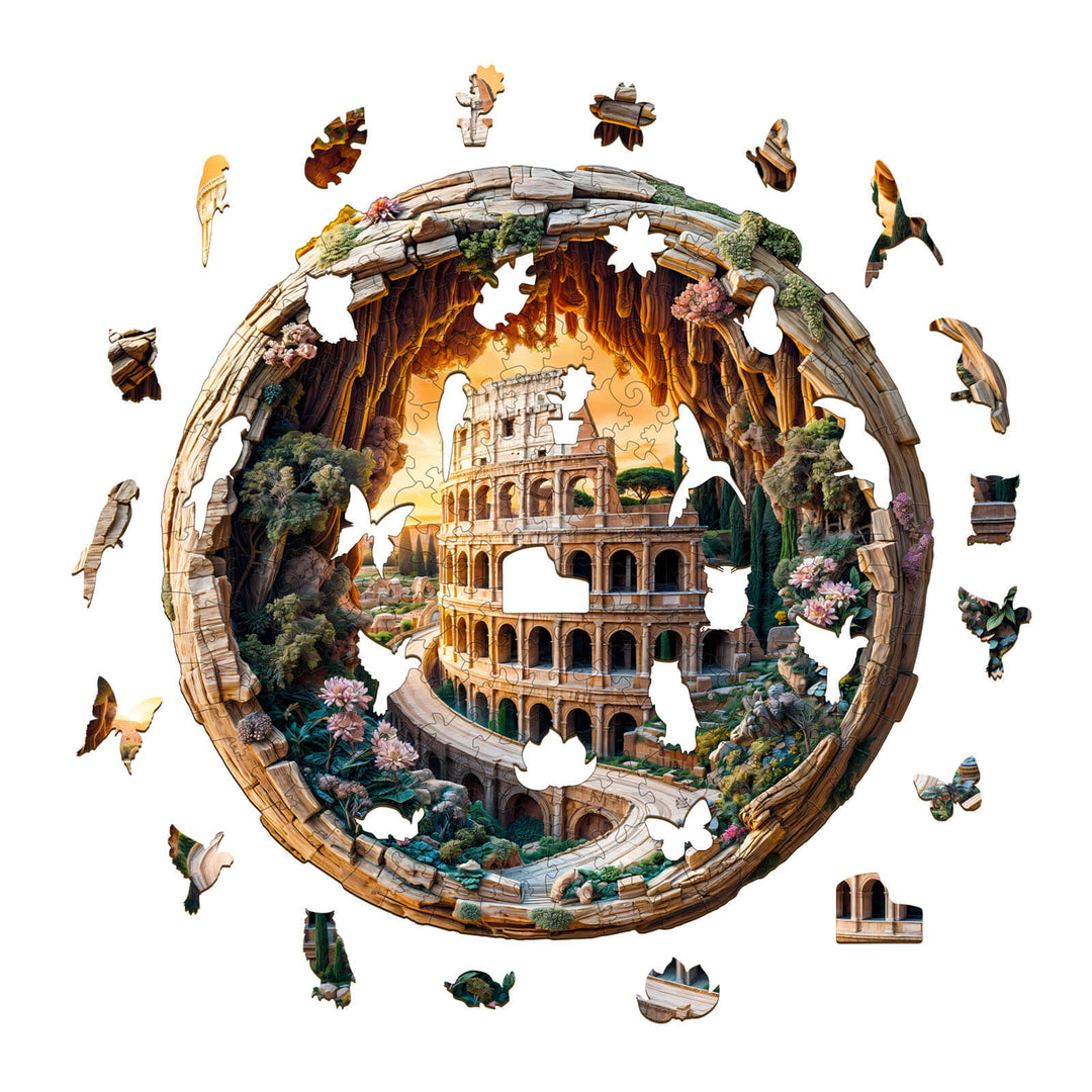 3D Colosseum Wooden Jigsaw Puzzle