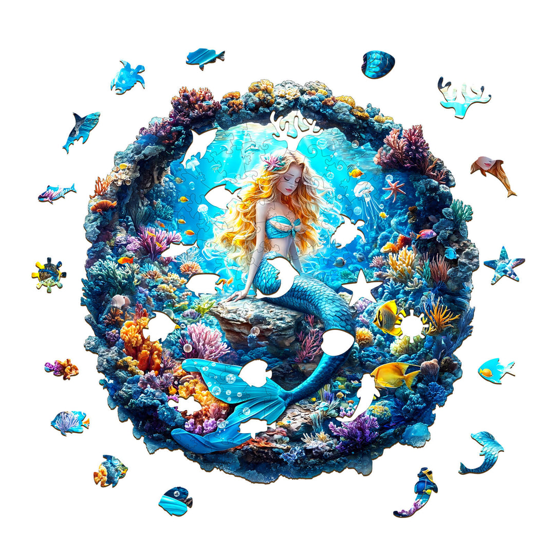 3D Mermaid Wooden Jigsaw Puzzle