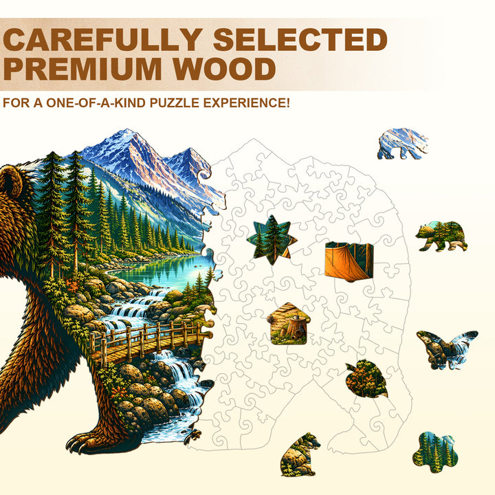 Bear Valley  Wooden Jigsaw Puzzle