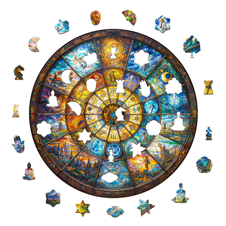 Mysterious Fresco Wooden Jigsaw Puzzle