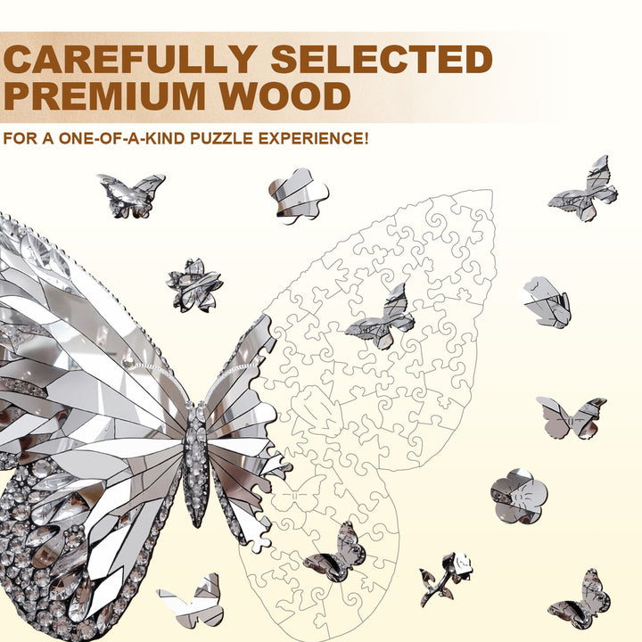 Rebirth Butterfly Wooden Jigsaw Puzzle