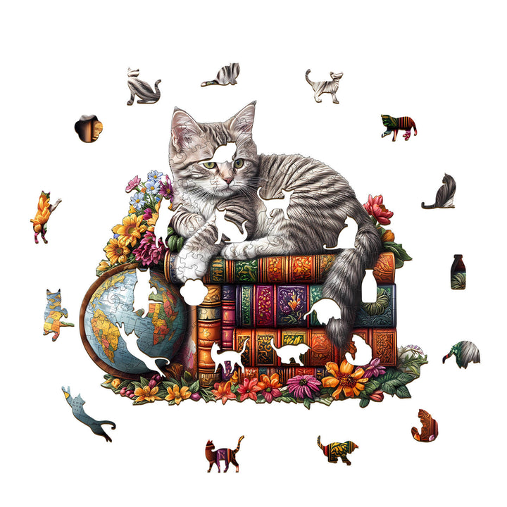 Dr. Cat Wooden Jigsaw Puzzle