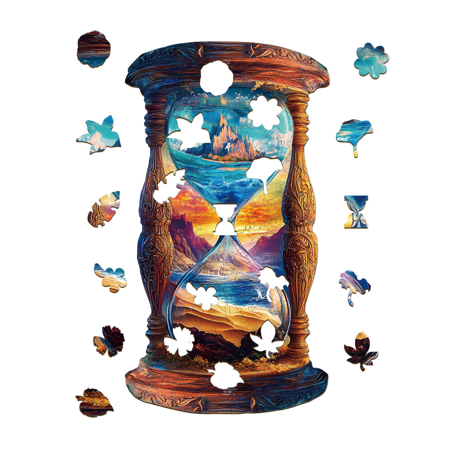 Hourglass Wooden Jigsaw Puzzle