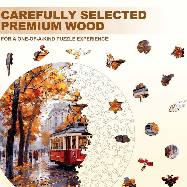 Golden Journey Wooden Jigsaw Puzzle