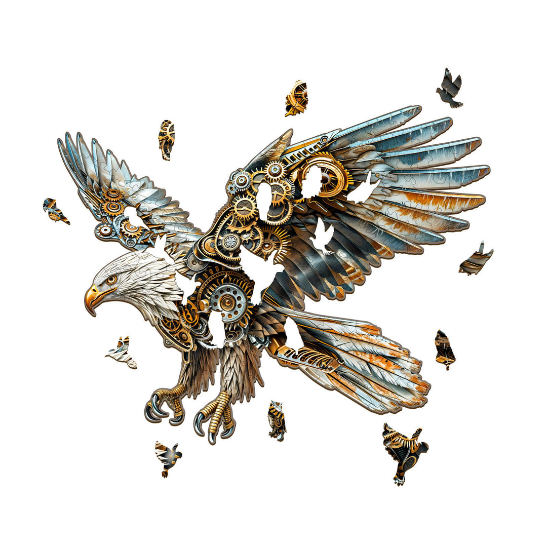 Mechanical Eagle Wooden Jigsaw Puzzle