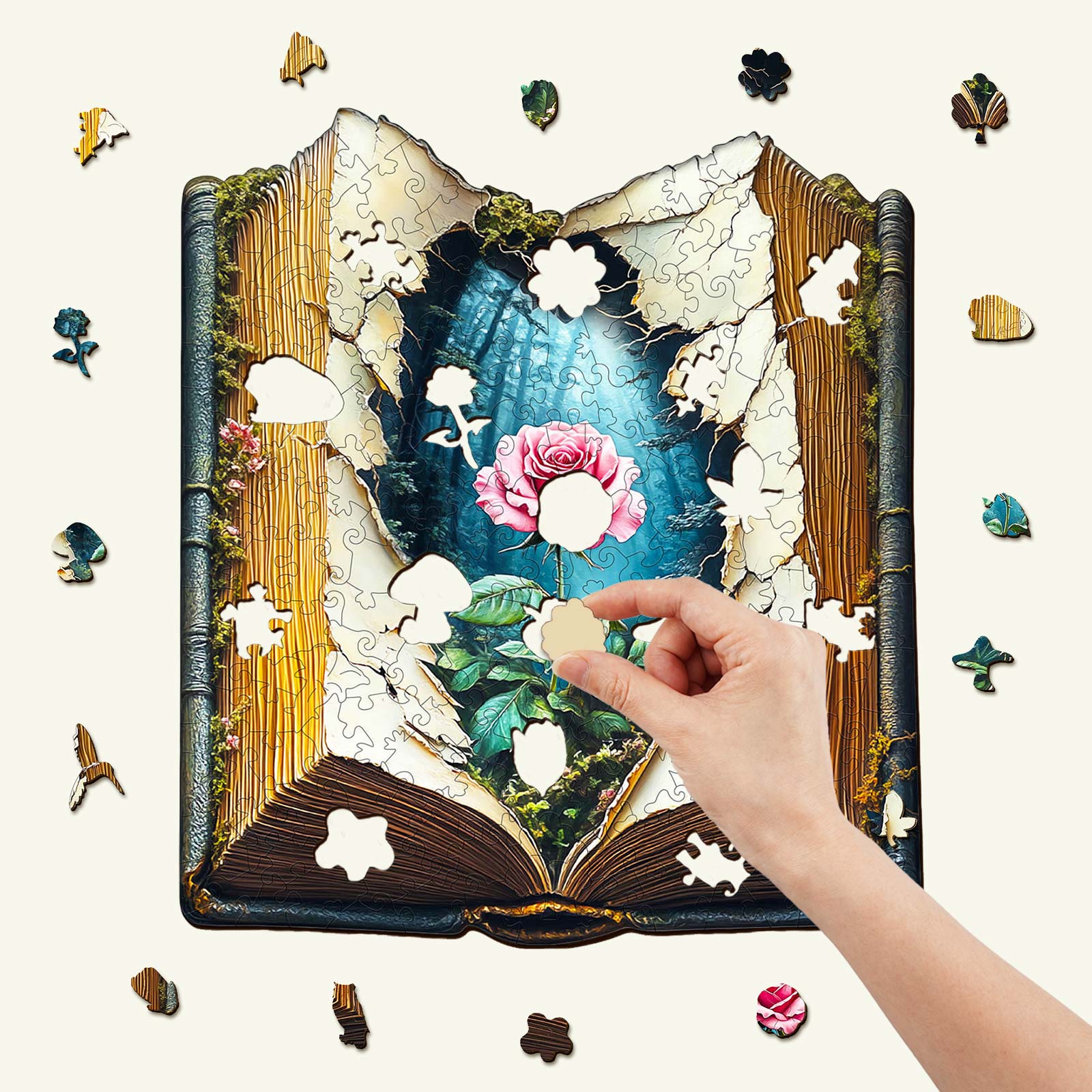 Blooming Story  Wooden Jigsaw Puzzle