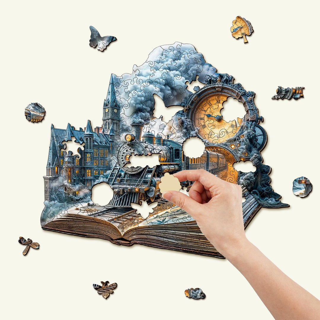 Rompecabezas de Madera Chrono Train