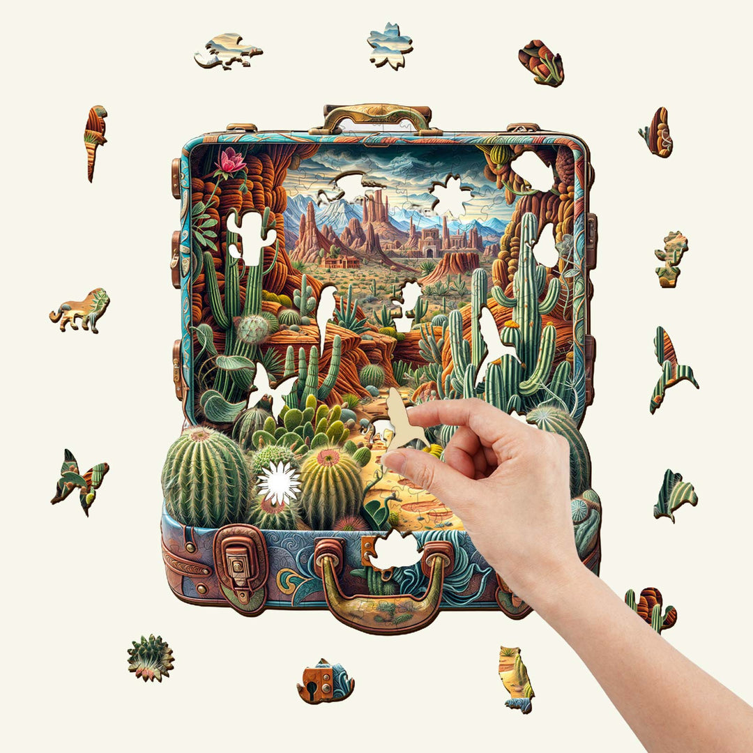 Desert Odyssey-2 Rompecabezas de Madera