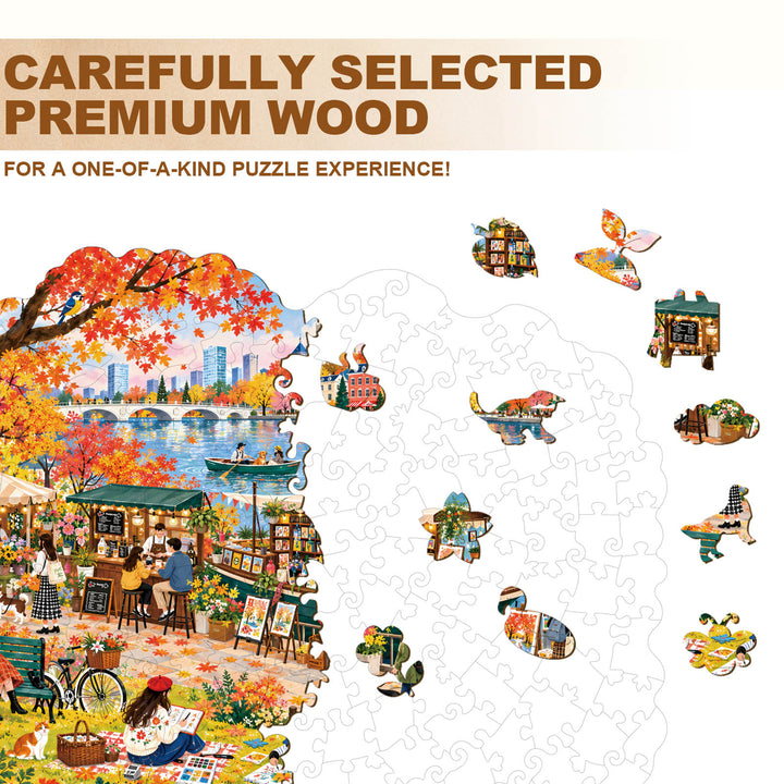 Park Holiday Wooden Jigsaw Puzzle