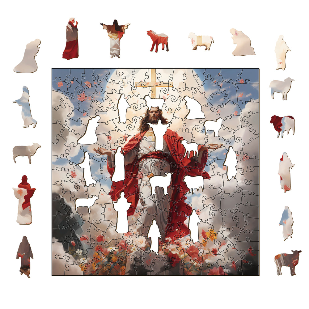 The Passion of Jesus-Heaven Wooden Jigsaw Puzzle-Woodbests