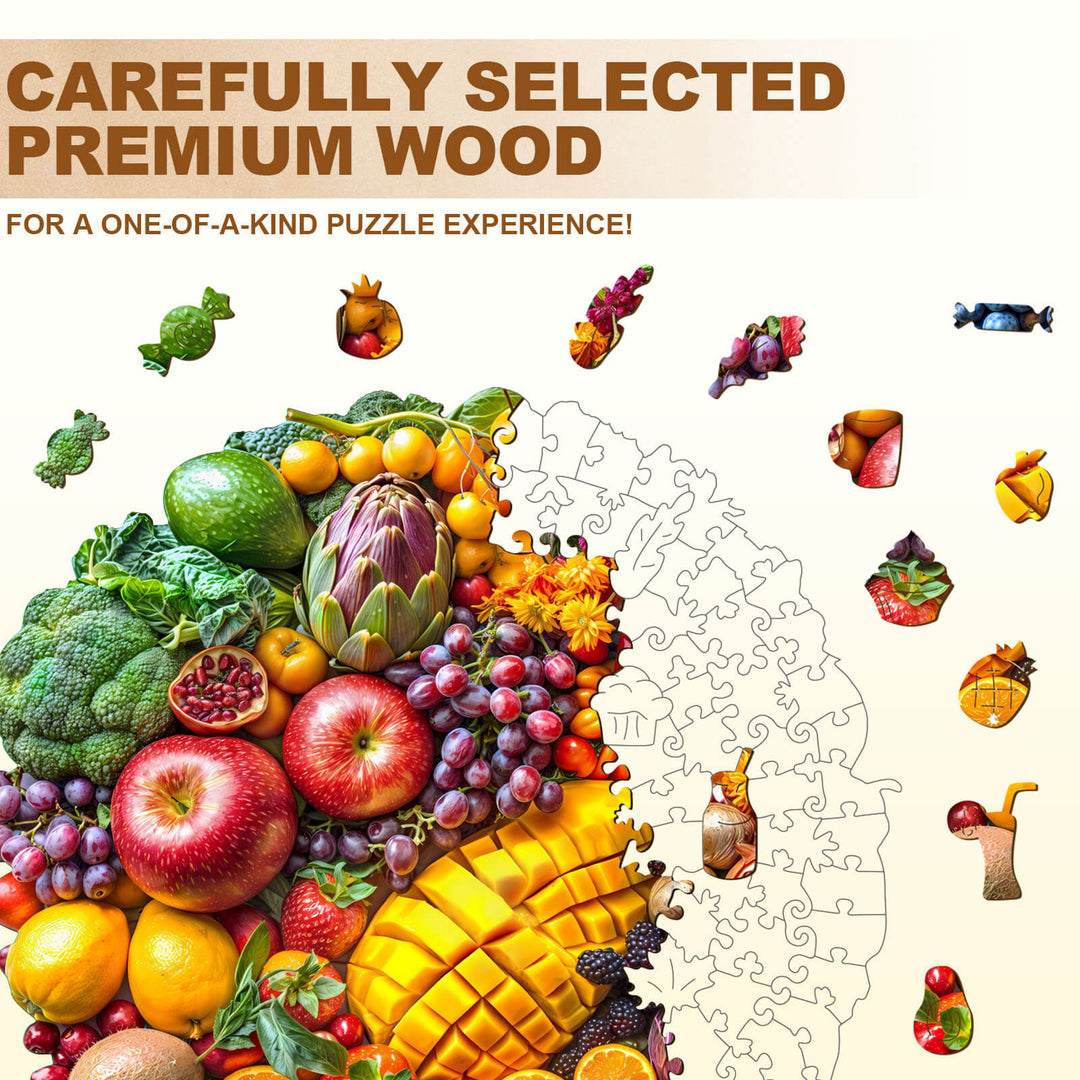 Nature Bounty Wooden Jigsaw Puzzle