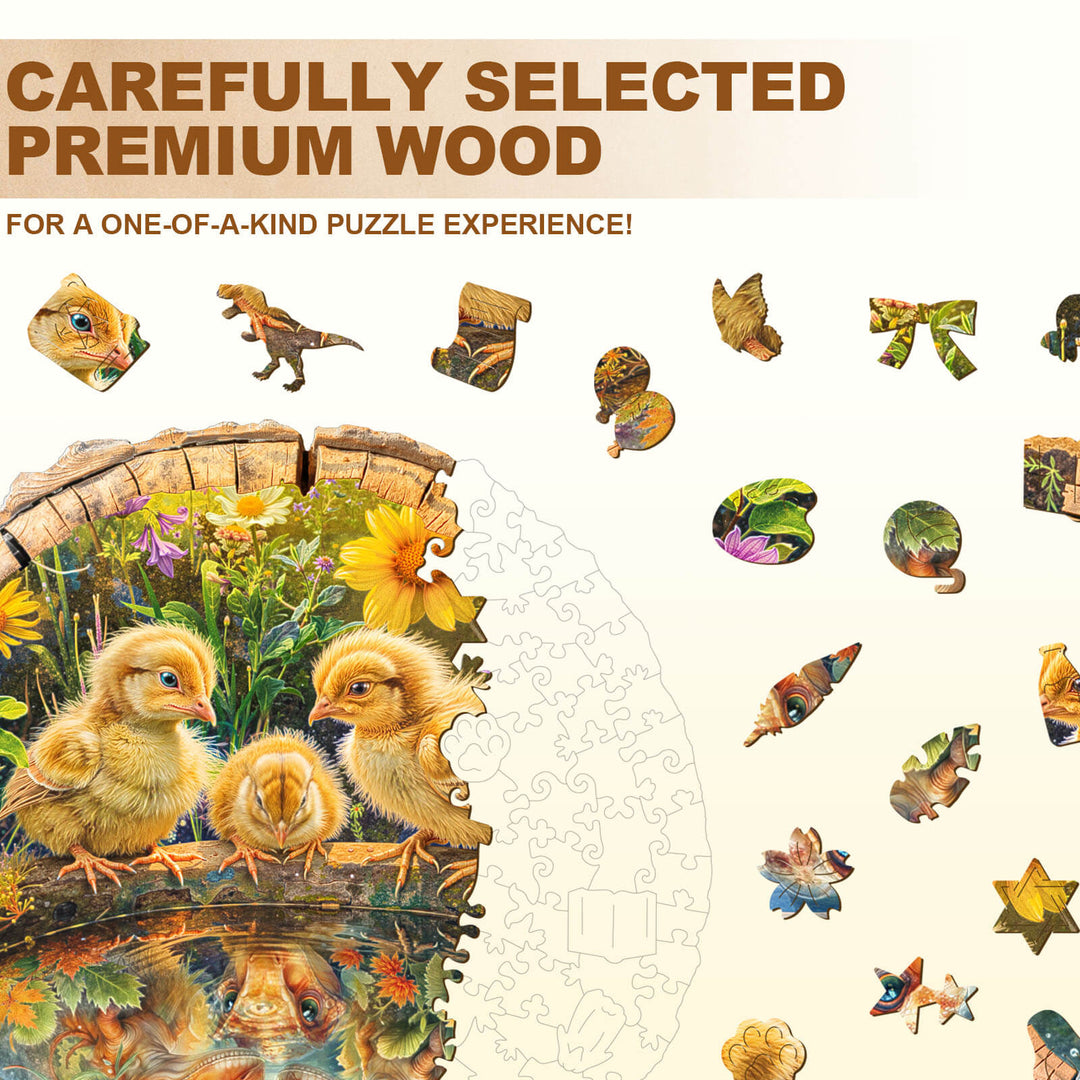 Dinosaur—My wish Wooden Jigsaw Puzzle