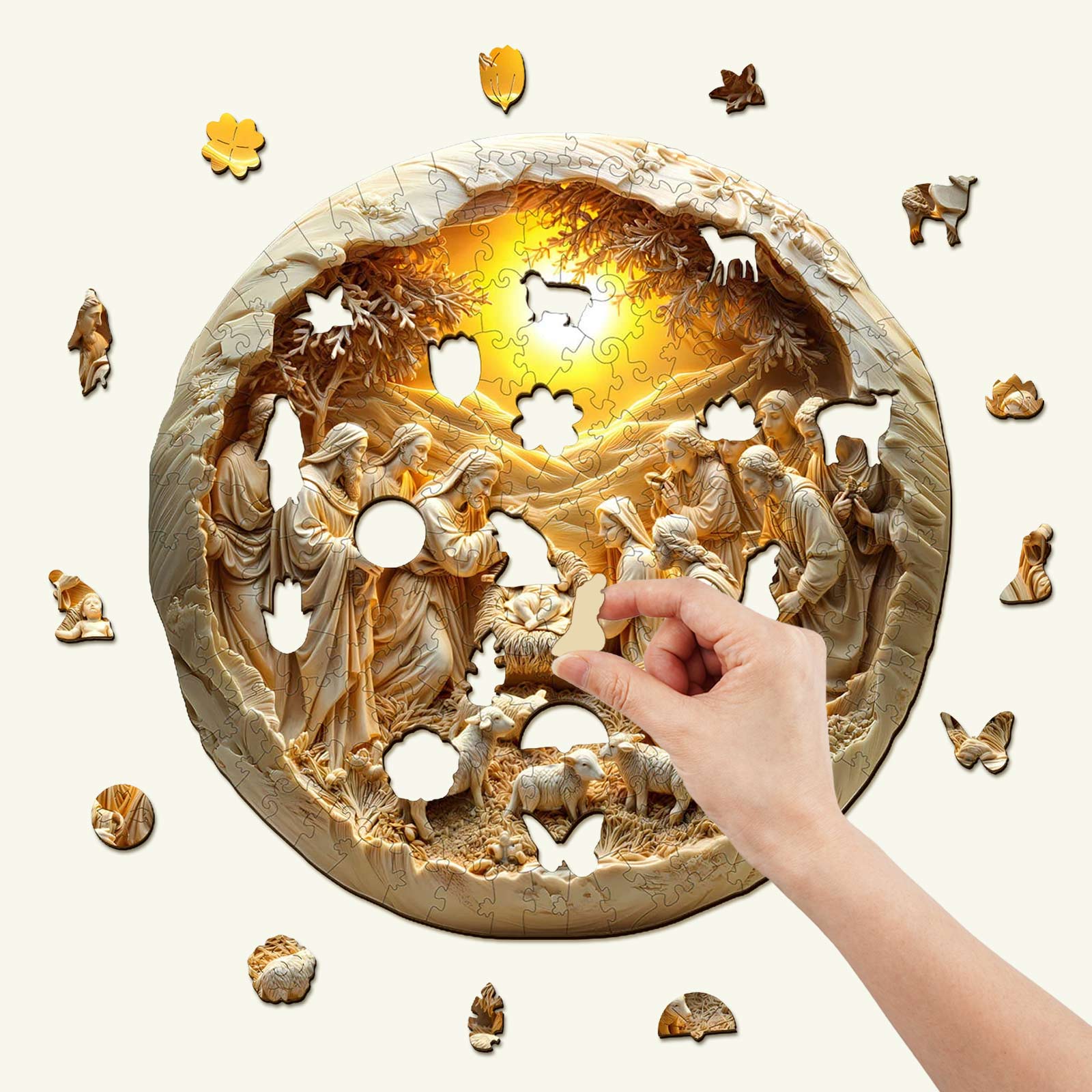 Rompecabezas de madera del Salvador